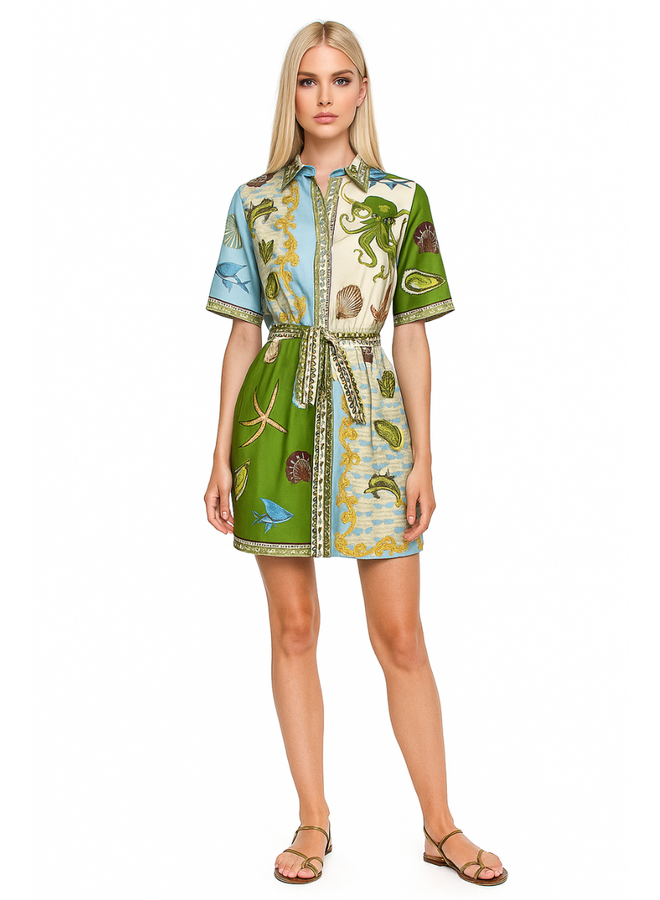 Ocean Shirt Dress