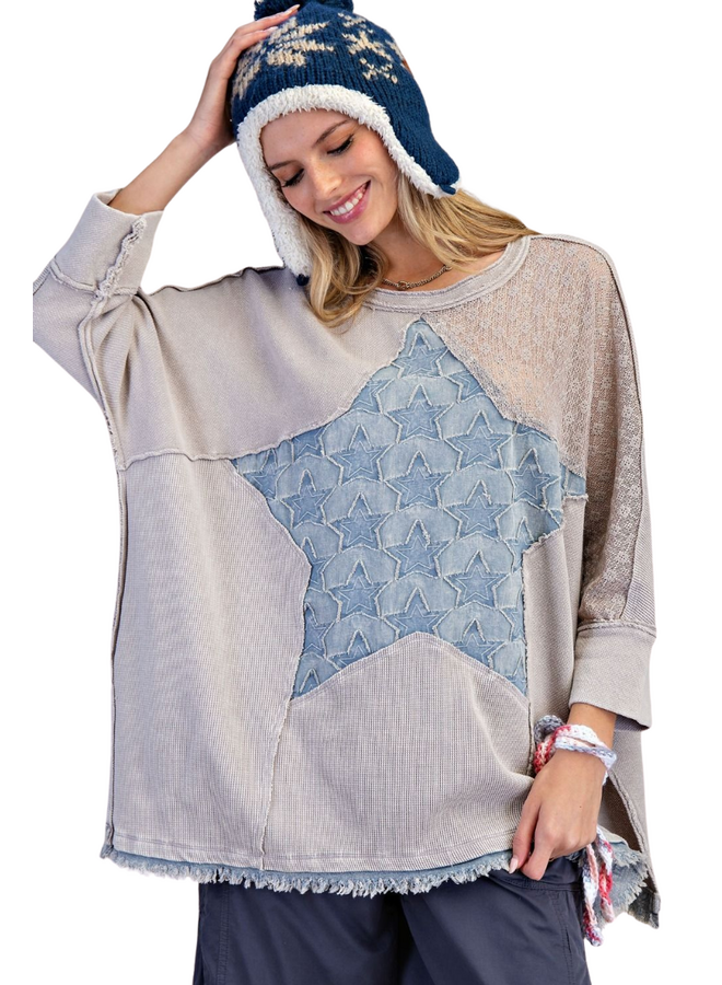 Star Patch Top