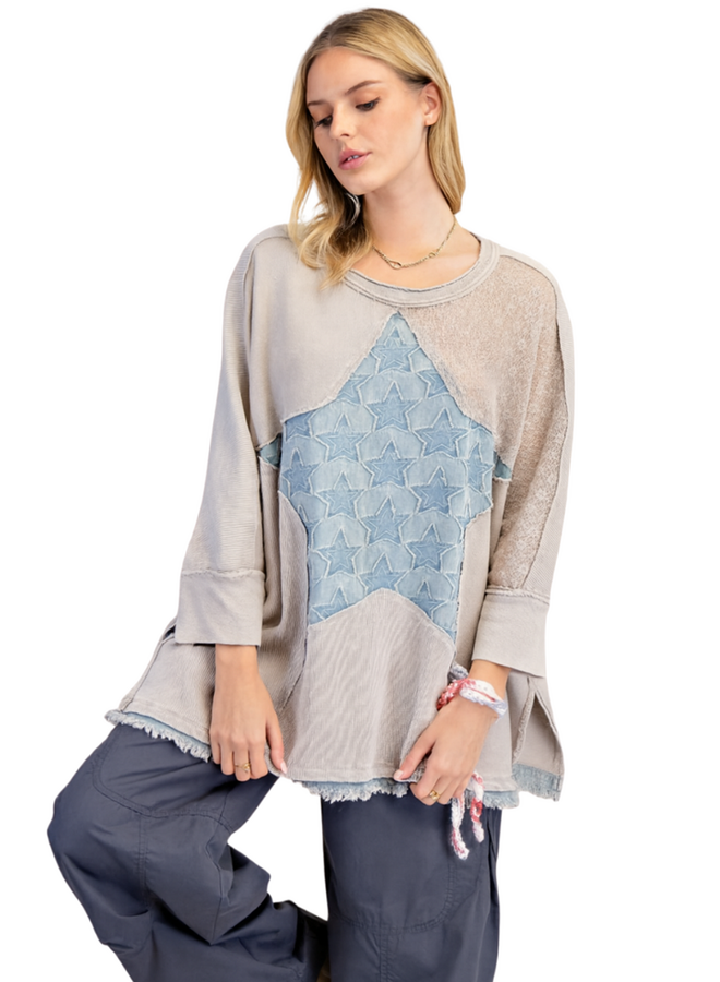 Star Patch Top