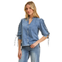 French Dressing Lace-up Chambray Shirt