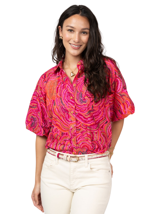 Ivy Jane Pouf Sleeve Campshirt