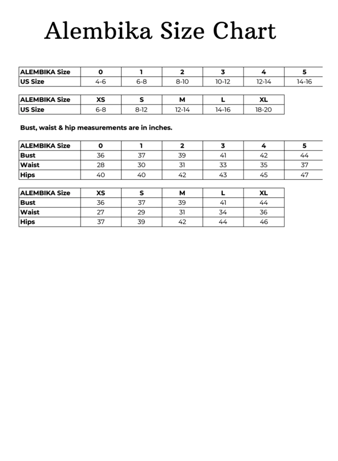 Alembika Forest Trapeze Top