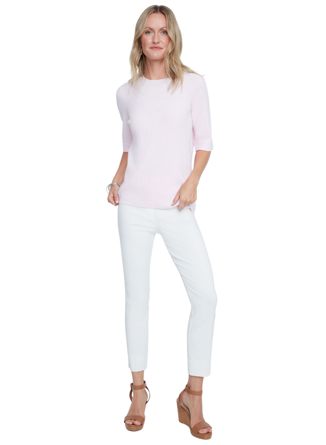 Renuar Ribbed Knit Top in Ballerina