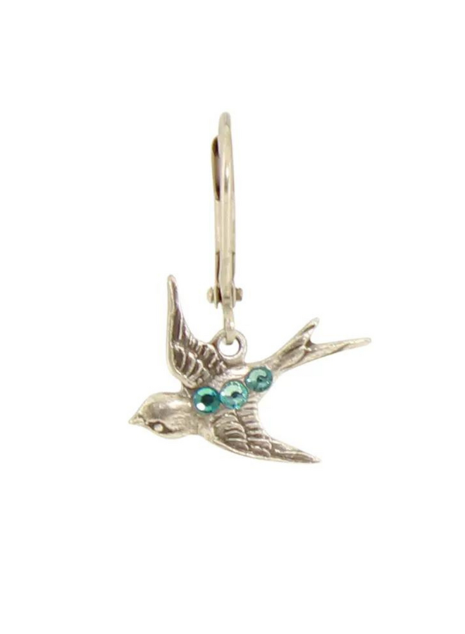 Crystal Bird Earrings