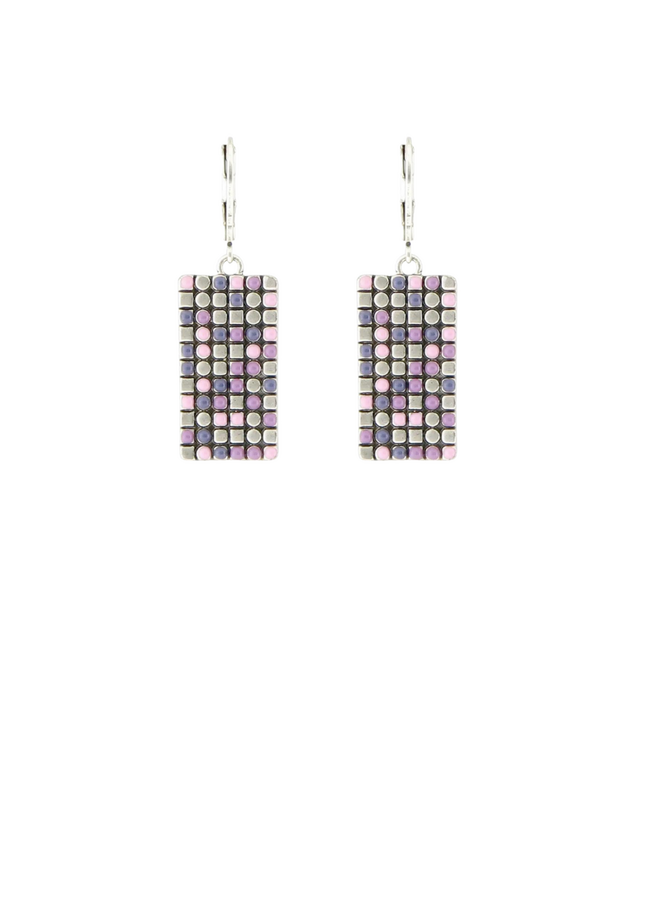 Mosaic Rectangle Earrings