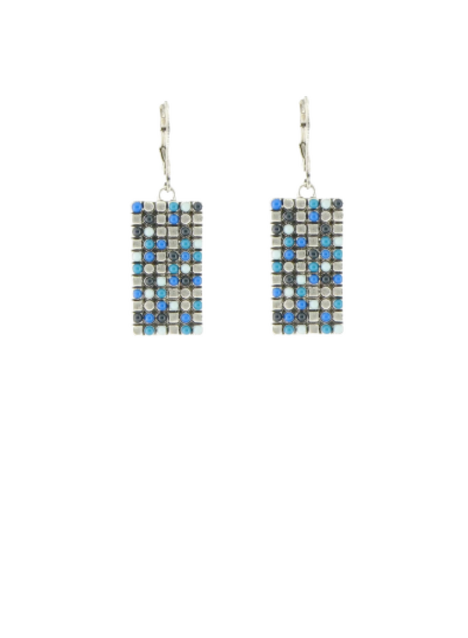 Mosaic Rectangle Earrings