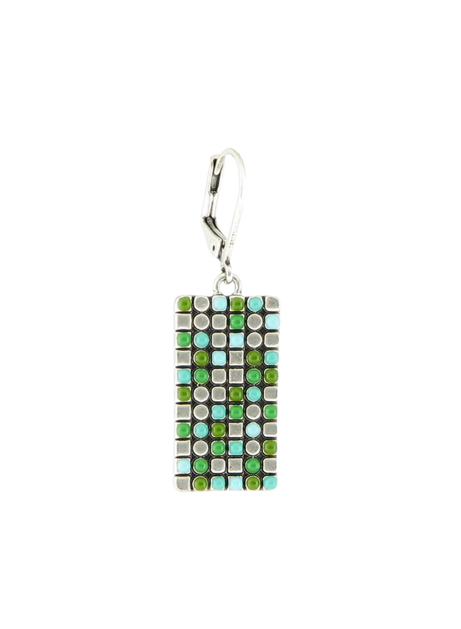 Mosaic Rectangle Earrings