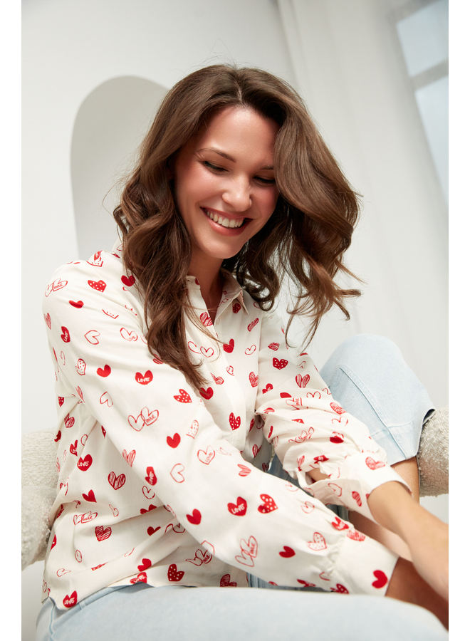 Renuar Scarlet Heart Blouse