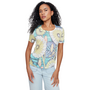 Renuar Capri Blue Floral Tee
