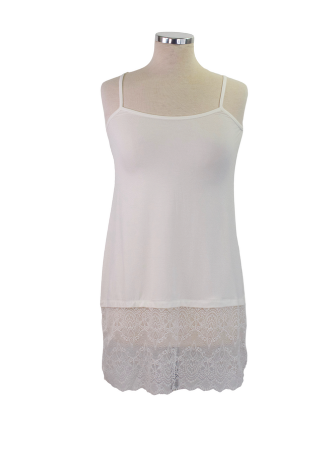 Lace/Slip Extender In Ivory