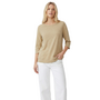 Renuar 3/4 Sleeve Comfort Tee in Desert