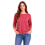 Renuar 3/4 Sleeve Comfort Tee in Rose