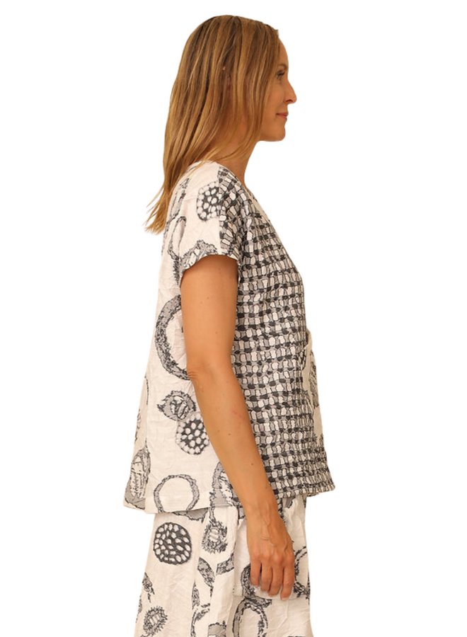 Chalet Cleo Top in Onyx