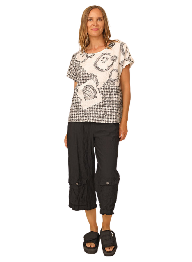 Chalet Cleo Top in Onyx