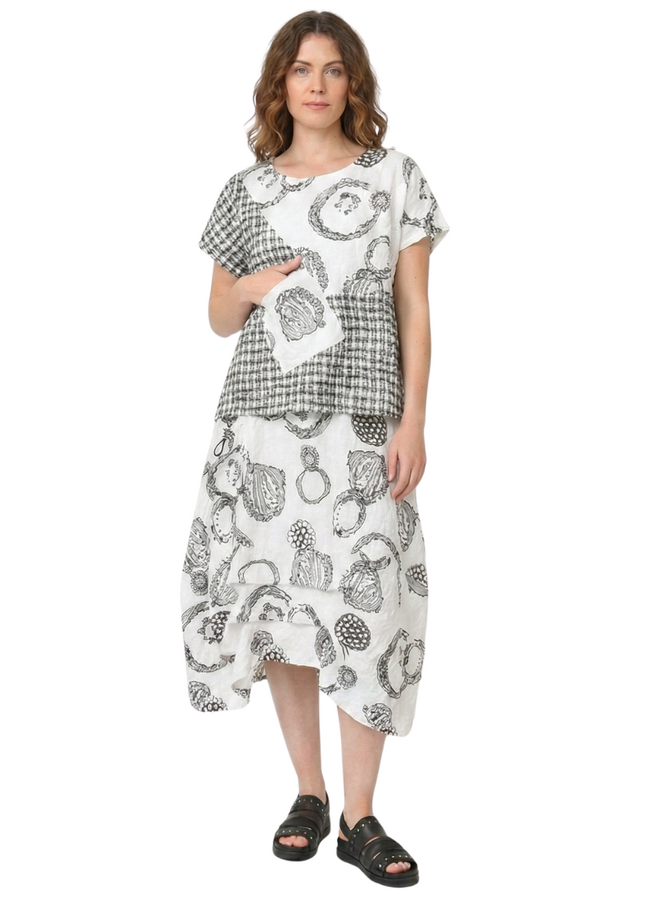 Chalet Frankie Skirt in Onyx Orb