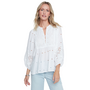 Renuar Eyelet Top in White