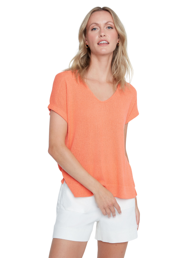 Renuar Lux Tencel Shorts in Creme