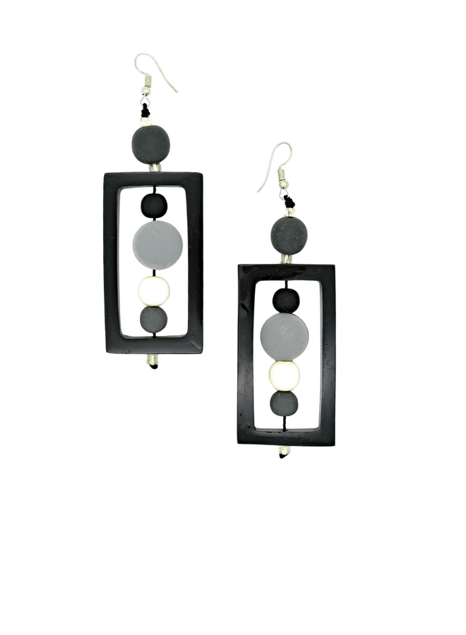 Abacus Resin Earrings