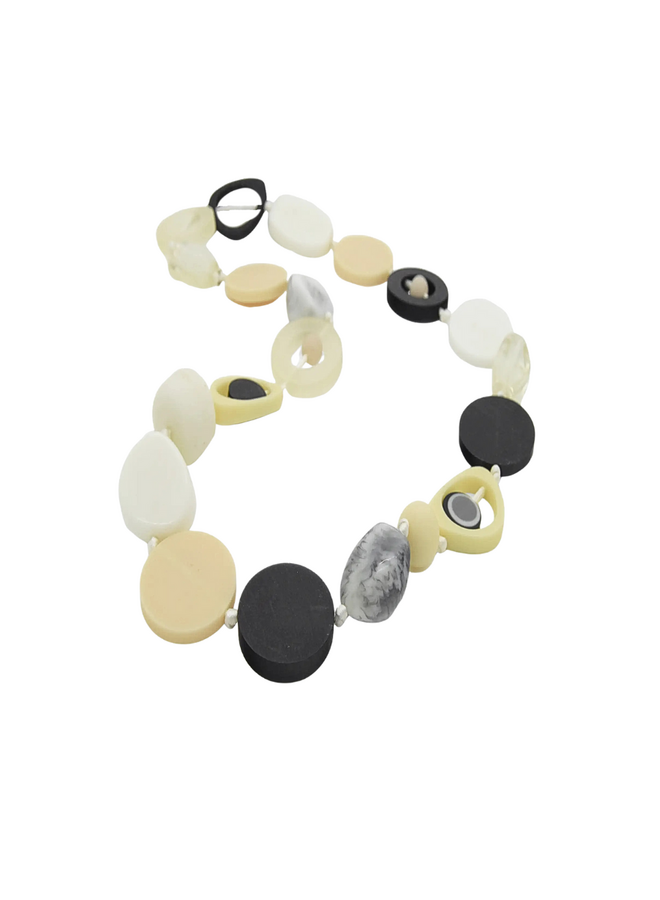 Neutral Resin Necklace