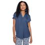 Renuar Essential Short Sleeve Top in Indigo