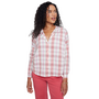 Renuar Scarlet Plaid Blouse
