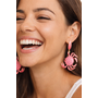 Pink Crab Earrings