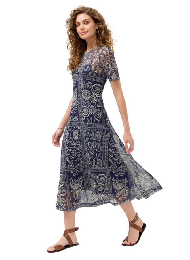 Johnny Was Vaelis Mesh Tee Dress