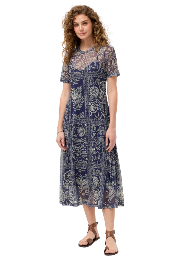 Johnny Was Vaelis Mesh Tee Dress