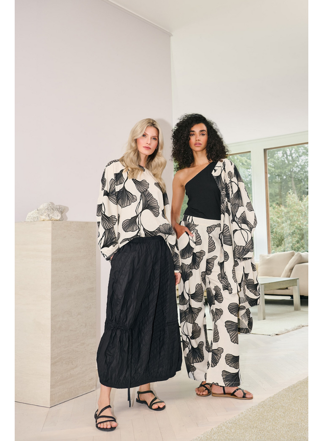 Noen Drawstring Skirt In Black