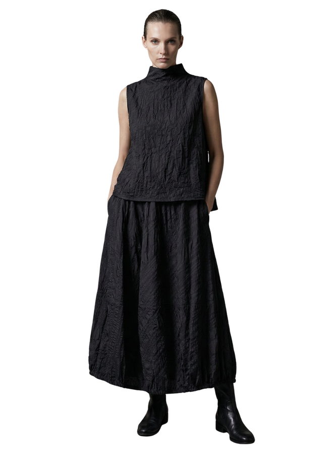 Noen Drawstring Skirt In Black