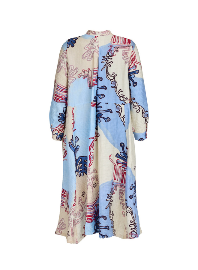 Noen Deep Sea Dress In Blue