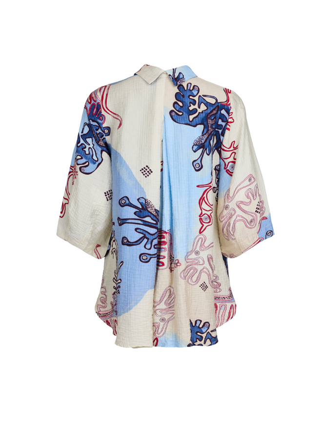 Noen Deep Sea Shirt In Blue