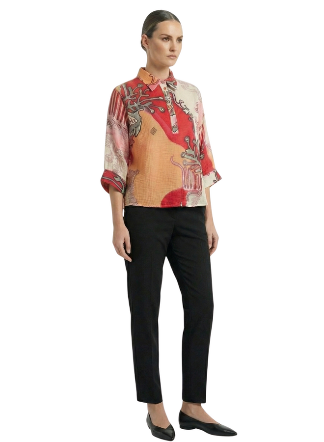 Noen Deep Sea Top In Scarlet