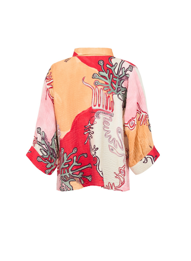 Noen Deep Sea Top In Scarlet