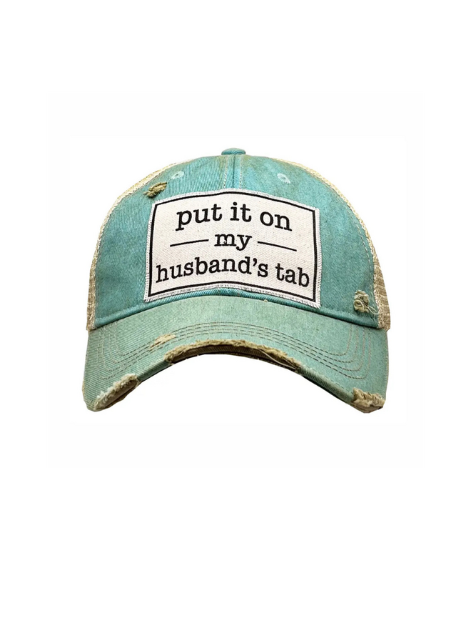 Put It On My Husband's Tab Baseball Hat