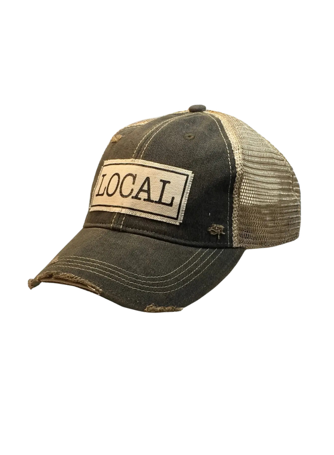 Local Distressed Trucker Hat
