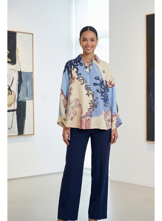 Noen Deep Sea Top In Blue