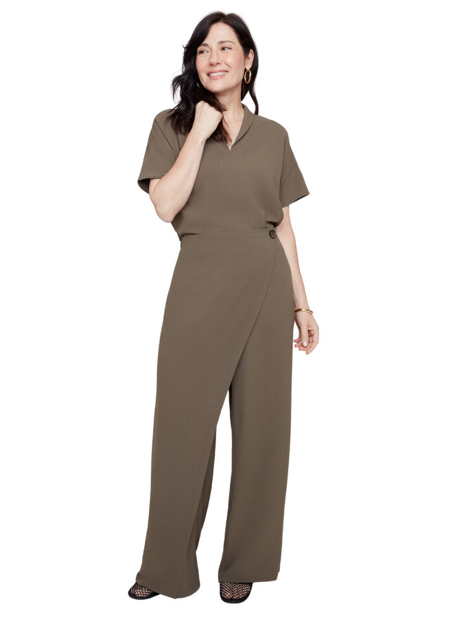 Renuar Metropolitan Pant in Army Green