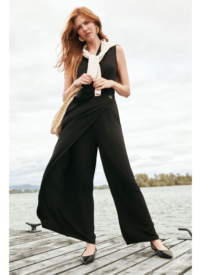 Renuar Metropolitan Pant in Black