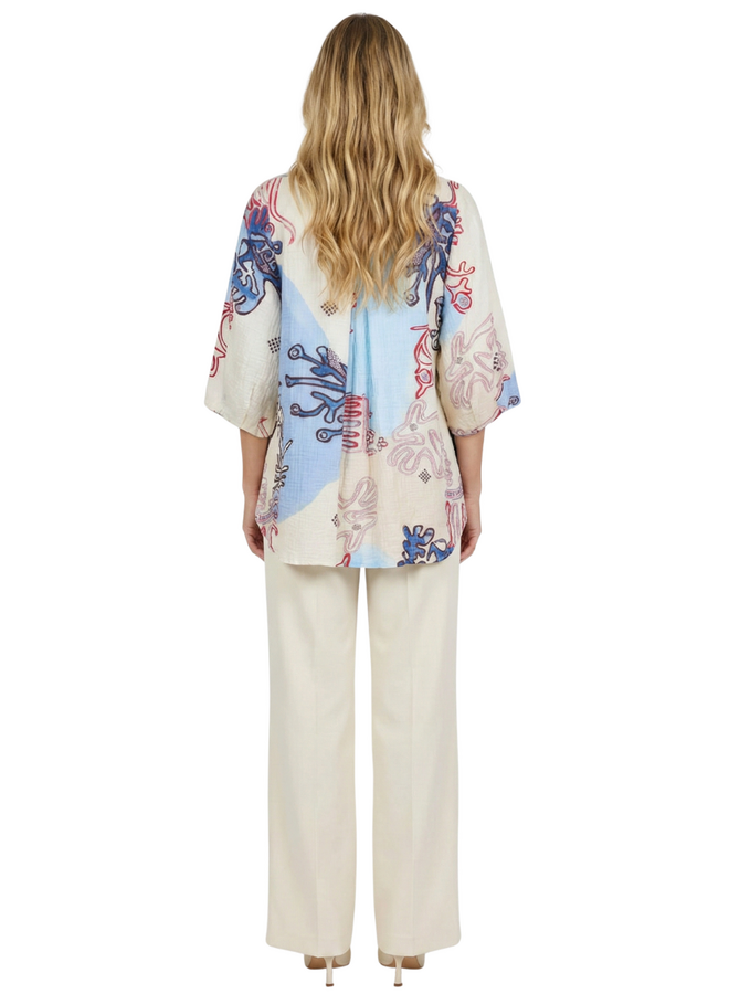 Noen Deep Sea Shirt In Blue