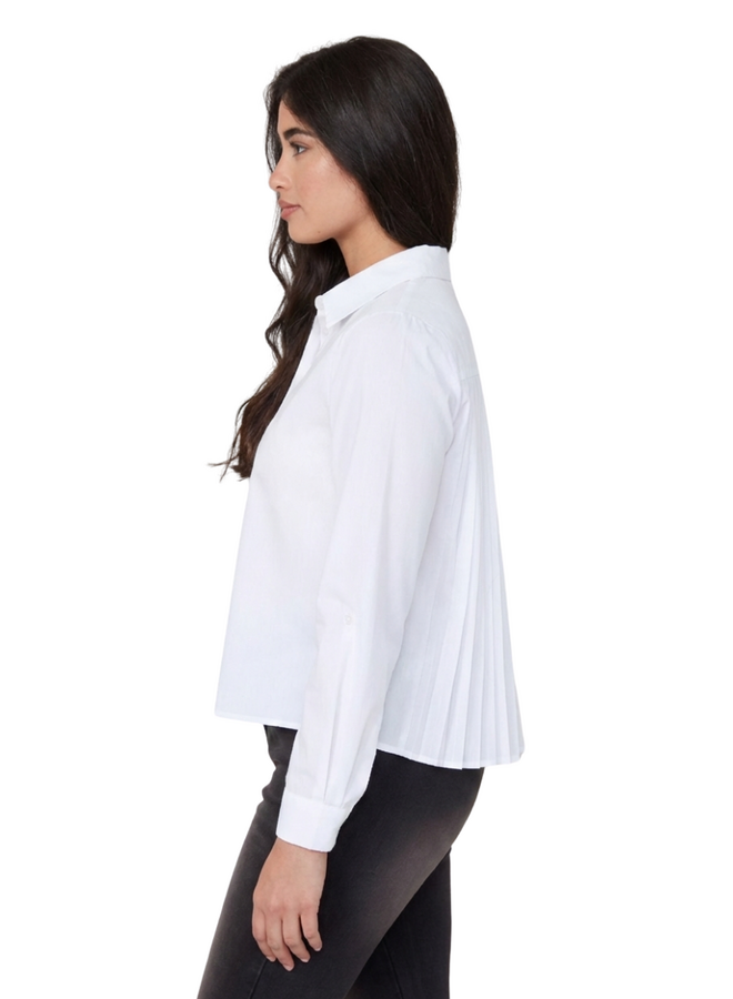 Renuar Pleat Necktie Shirt in Two Colors