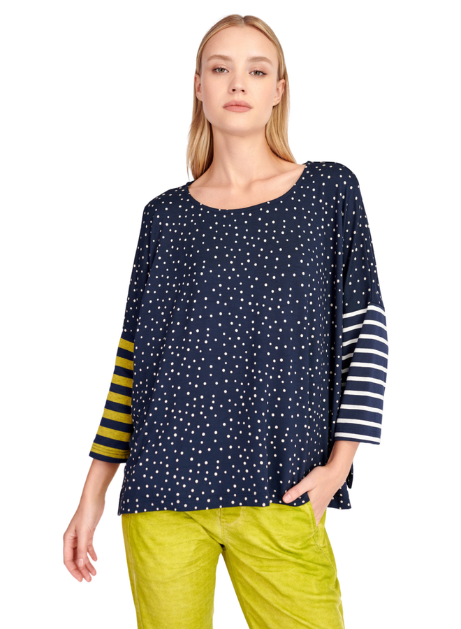 Alembika Starry Skies Boxy Tee in Navy