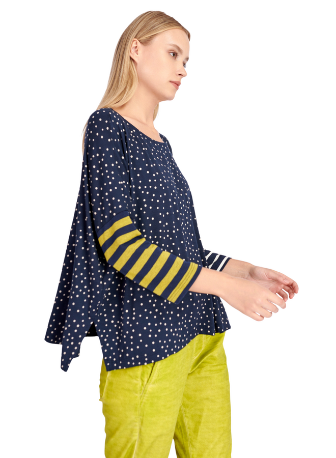 Alembika Starry Skies Boxy Tee in Navy