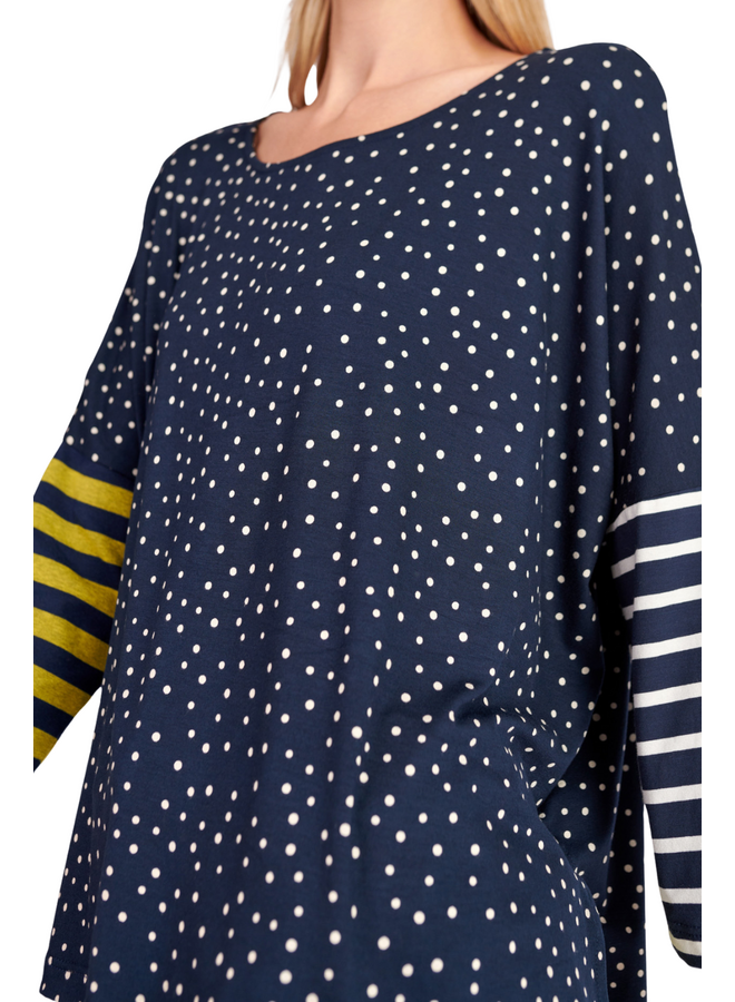 Alembika Starry Skies Boxy Tee in Navy