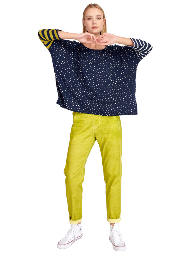 Alembika Starry Skies Boxy Tee in Navy