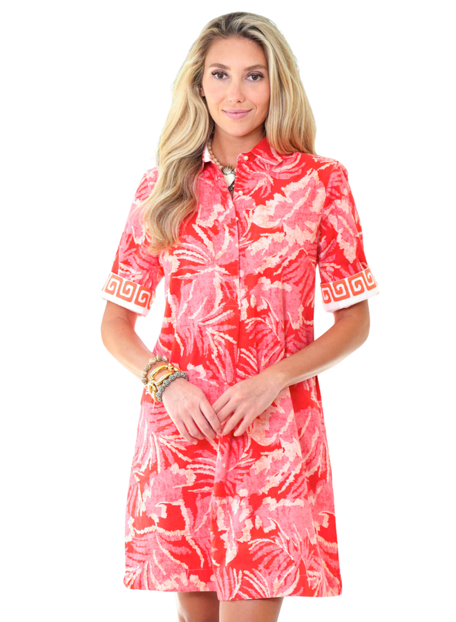 Just Darviny Charlize Dress in Papaya