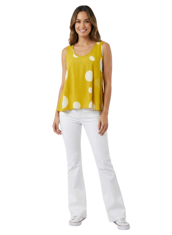 Sumatra Sunshine Tank in Mustard