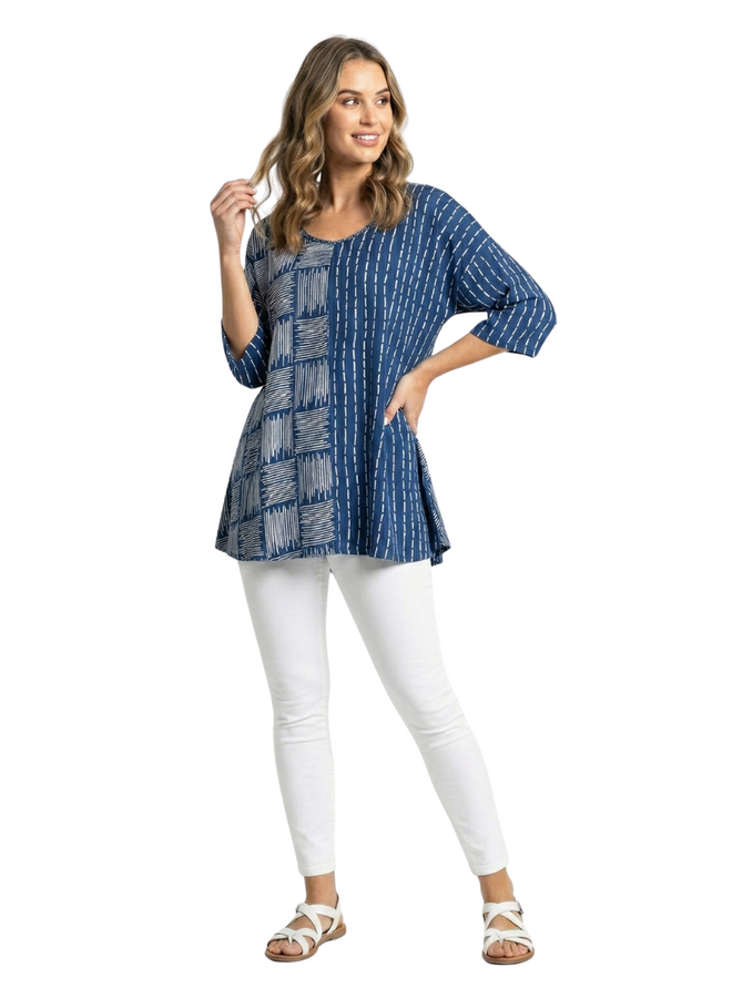 Bali Tunic in Indigo