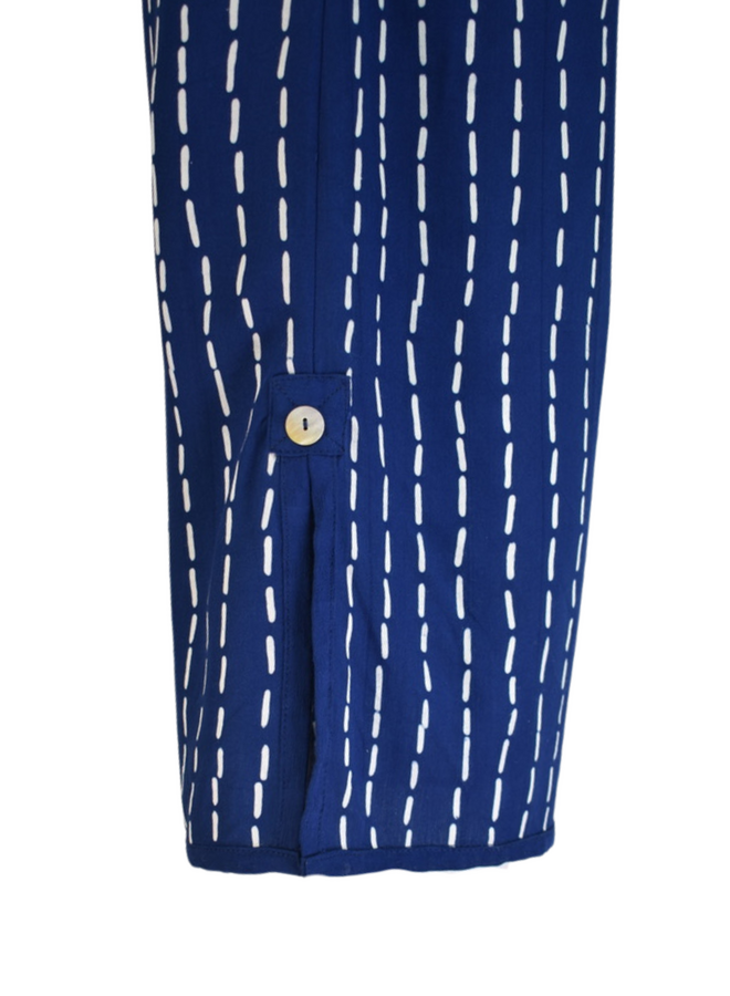 Bali Button Pant in Indigo