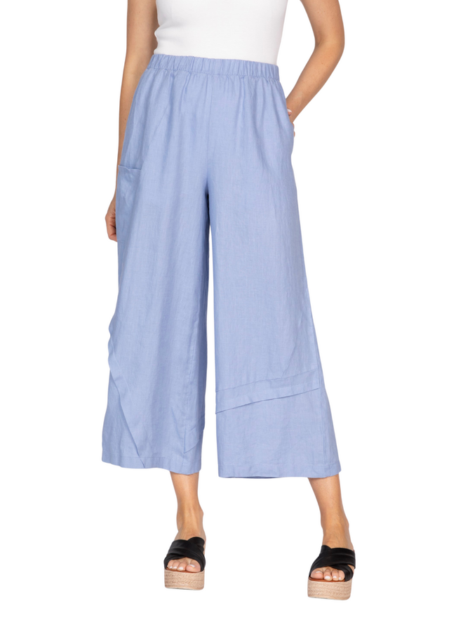Olivia Linen Crossroads Pant in Periwinkle